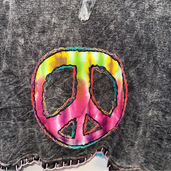 Shop Therapy- Hippie Patchwork Full Zip-up Hoodie - Picture 8 of 10